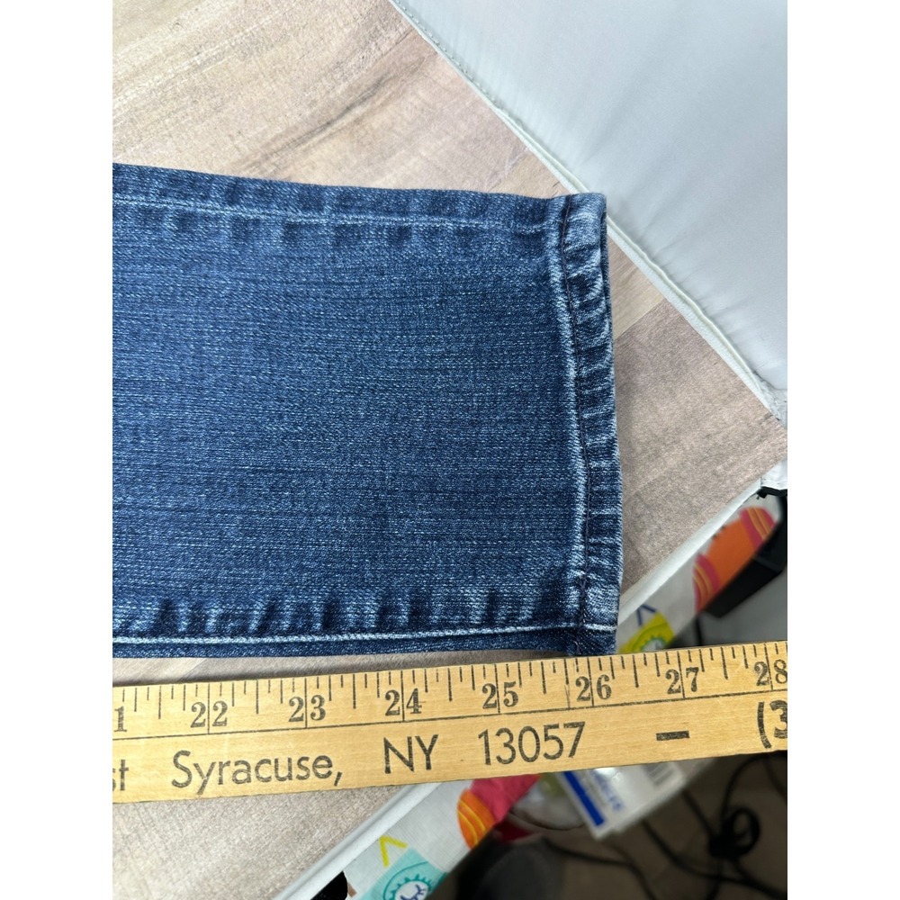 AG‎ Adriano Goldschmied The Stevie Ankle Slim Straight Dark Wash Jeans Women 29R - Picture 9 of 10